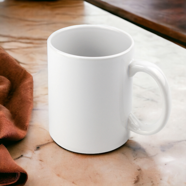 Кружка керамическая Шеффилд, сублимация, белая, 330 мл