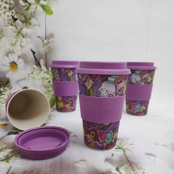 Бамбуковая Эко - термокружка BambooCup, 400 мл