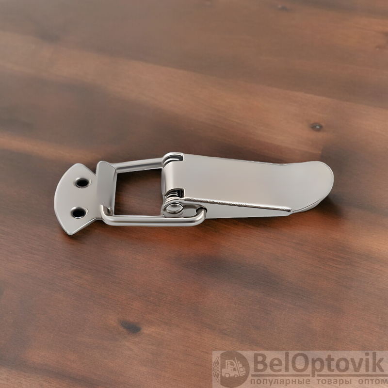 Замок гладкий 128*41,3 мм., Никель / Долговечный и эффективный