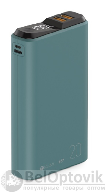 Внешний АКБ QS-20, 20000mAh, midnight, OLMIO
