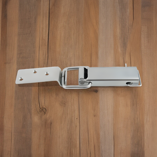 Замок для ящиков 133*47 мм., цинк / Простой и надежный