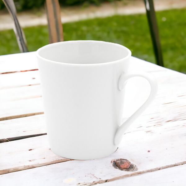 Кружка фарфоровая 300 мл "Классик", Белый