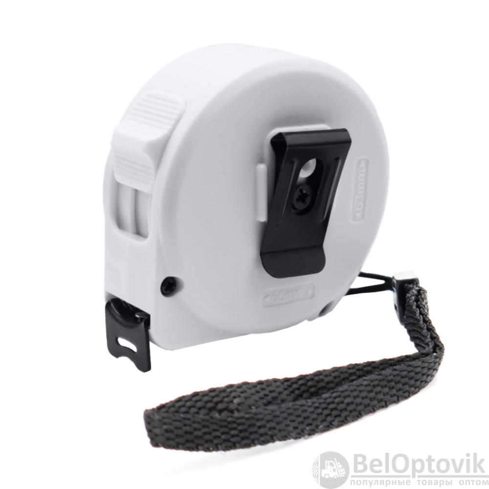 Рулетка Shadow 5м, белая