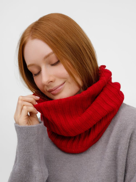 Снуд ComFleece, красный, 28х27 см