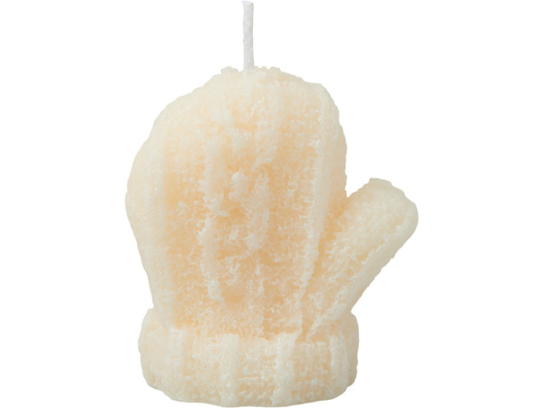 Свеча «Рукавичка», Цвет молочный