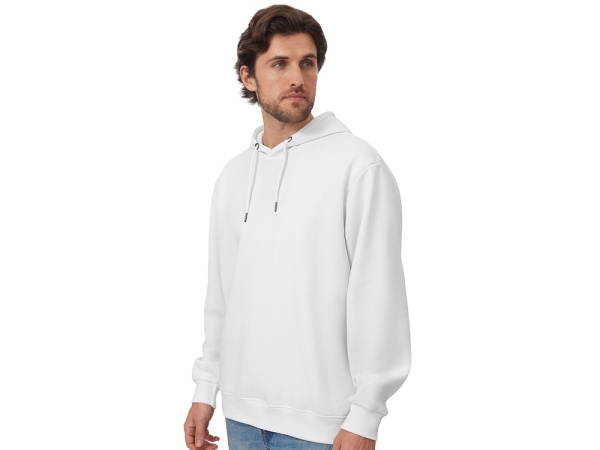 Толстовка с капюшоном оверсайз «Lisbon» унисекс, Размер L, Цвет белый