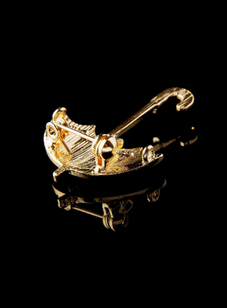 Брошь Зонтик 4,0 х 2,8 см