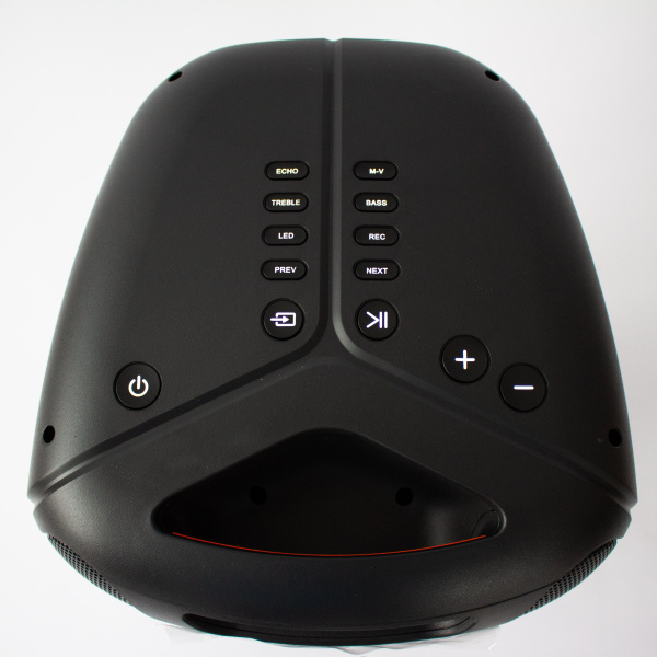 Напольная акустическая система Eltronic DANCE BOX 400 Watts арт. 20-32 с беспроводным микрофоном, LED-подсветкой и RGB светомузыкой, пультом дистанционного управления