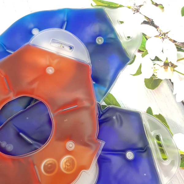 Солевая грелка Наколенник/Налокотник. Активатор "кнопка", размер 15 х 15 см Цвет Микс