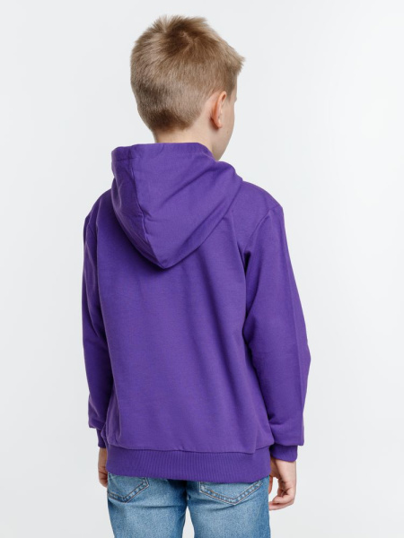 Толстовка с капюшоном детская Kirenga Kids, фиолетовая, 6–14 лет