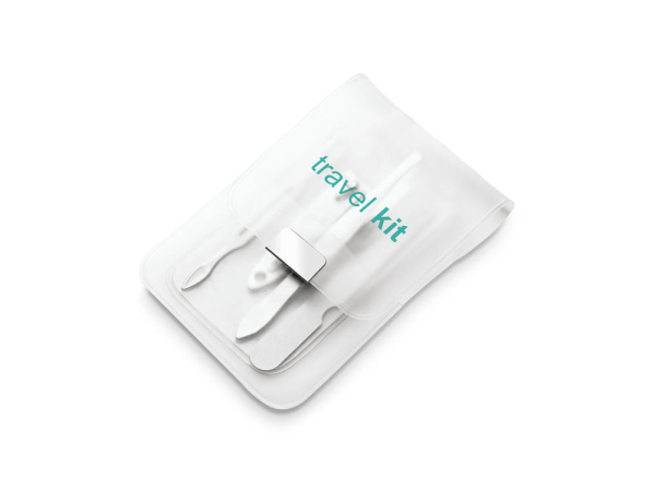 Маникюрный набор «LOPEZ», Цвет серебристый/прозрачный