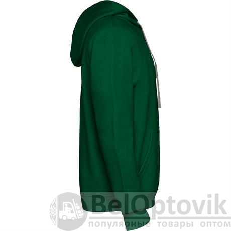 Толстовка URBAN мужская, БУТЫЛОЧНЫЙ ЗЕЛЁНЫЙ/ПЁСТРЫЙ СЕРЫЙ 3XL