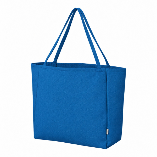 Шоппер-оверсайз «Grossbag» из переработанного хлопка, 340 г/м2, Цвет синий