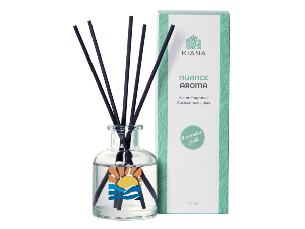 Ароматический диффузор «Lavender field», Цвет прозрачный, черный