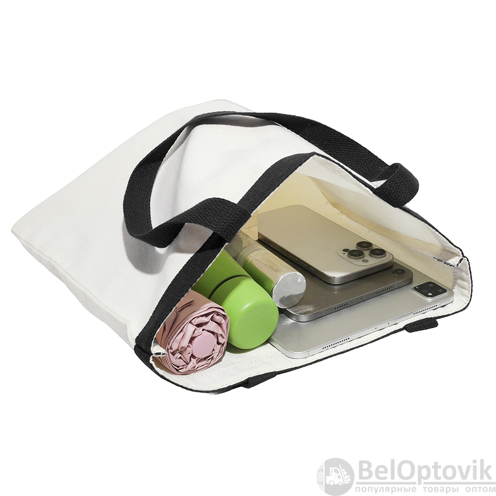 Сумка для покупок YUUGEN 283 г/м², чёрная