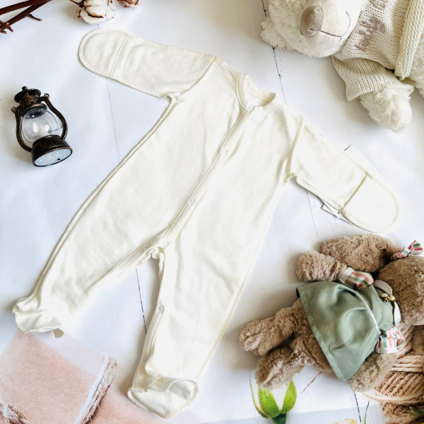 Комбинезон для новорожденного из натурального хлопка Bebika (20/13-07)