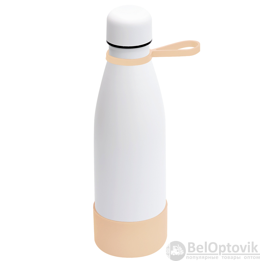 Термобутылка герметичная вакуумная Olivia To Go, белый/бежевый