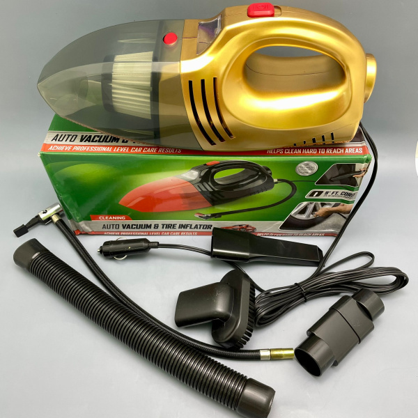 Автомобильный пылесос Auto Vacuum & Tire Inflator (с функцией компрессора)