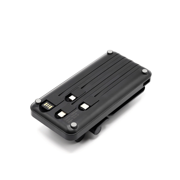 Внешний аккумулятор Power Bank c подставкой для телефона Hold-Pro 10000mAh / Повербанк черный