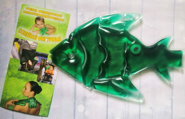 Солевая грелка Рыбка (27 х 17 см). Цвета Микс