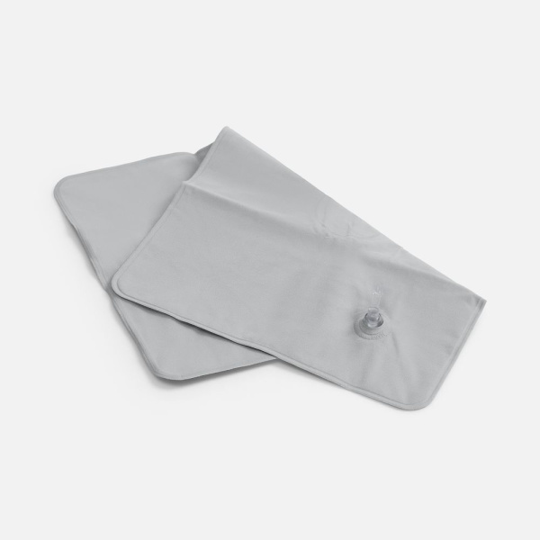Надувная подушка Pillowish, серая, 33х23,5 см