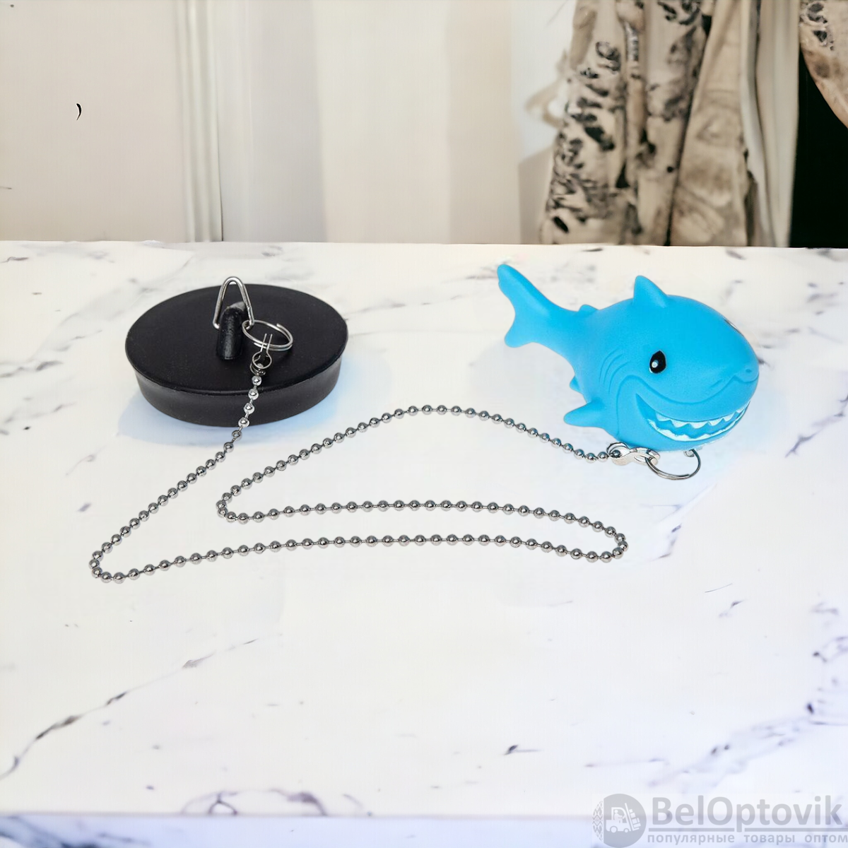 Пробка для ванны с игрушкой, дизайн в ассортименте