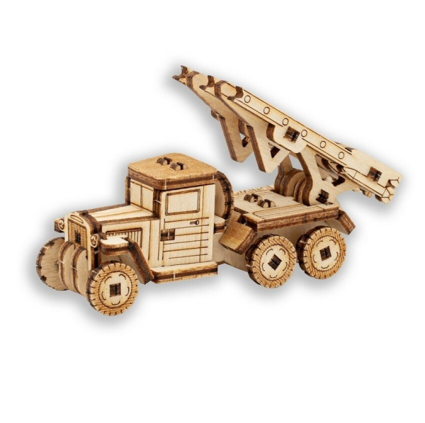 Деревянный конструктор UNIT (сборка без клея) "Катюша" UNIWOOD