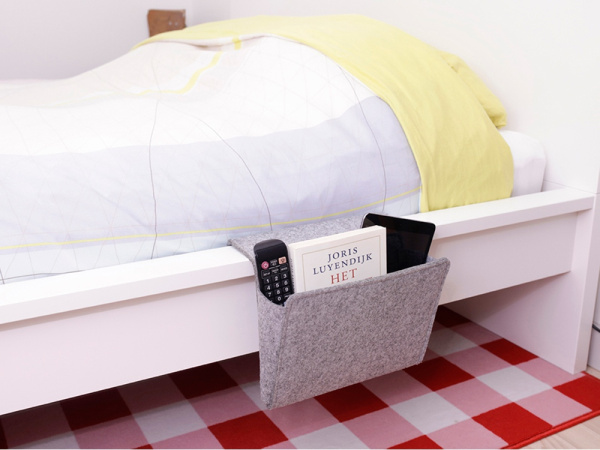 Прикроватный органайзер "Keep close", Цвет серый