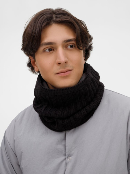 Снуд ComFleece, черный, 28х27 см