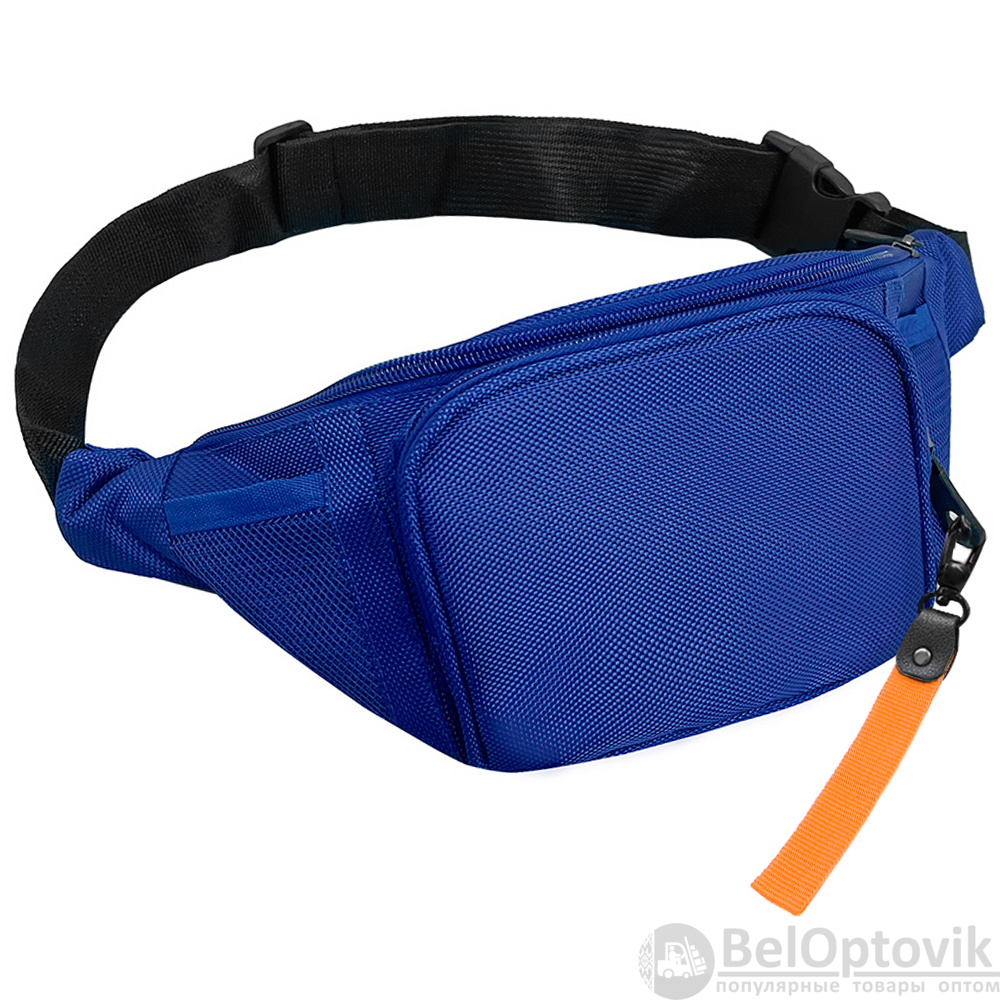 Поясная сумка SPLIT TO GO, Синий/Оранжевый
