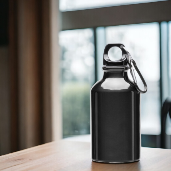 Алюминиевая бутылка YACA 330 мл. с карабином