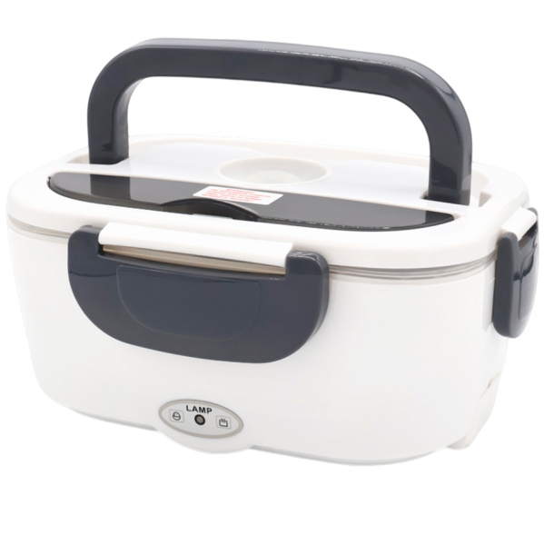 Ланчбокс с подогревом Autobox, серый (работает от прикуривателя), 1500 мл