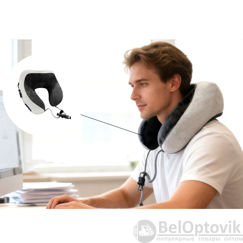 Массажная подушка Zen, черный