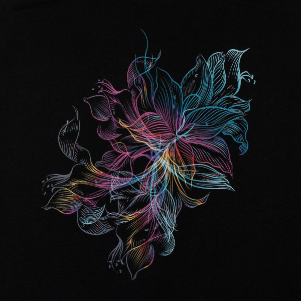 Майка женская Vibrance, черная, S–XL