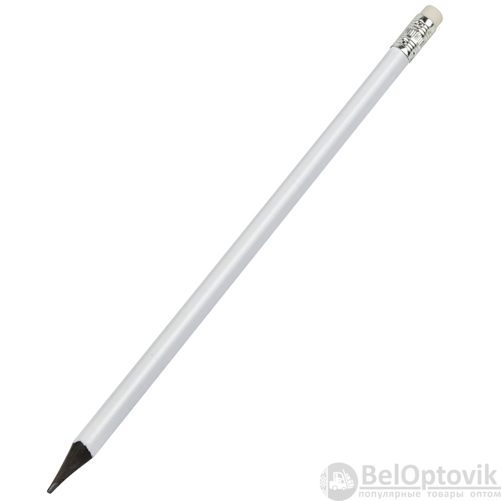 Карандаш из переработанного сырья Unicorn, белый