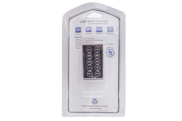 Автомобильный MP3 FM модулятор 4 в 1(SD/USB/MMC/FM) + пульт