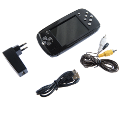 Портативная игровая приставка 16bit DVTech Scout + 9 игр Черная