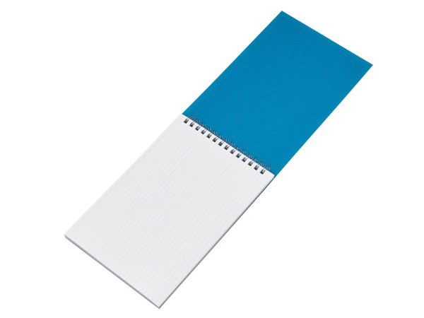 Блокнот А5 в пластиковой обложке, Цвет синий