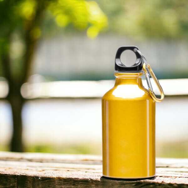 Алюминиевая бутылка YACA 330 мл. с карабином