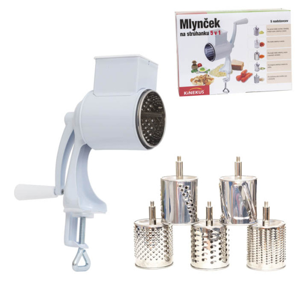 Овощерезка роторная с 5 насадками металл/ SD-254 /уп 12/0,630/24 см