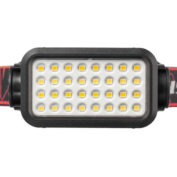 Фонарь налобный FOCUSray 1303 акку 18650 1200 мАН 3,7V встроенный ,индикатор заряда 16 диодов 1/180, шт