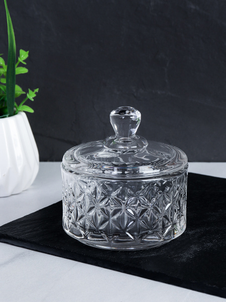 Сахарница 100 мл Ромб маленький / TB041-1(1+1)C /уп 72/