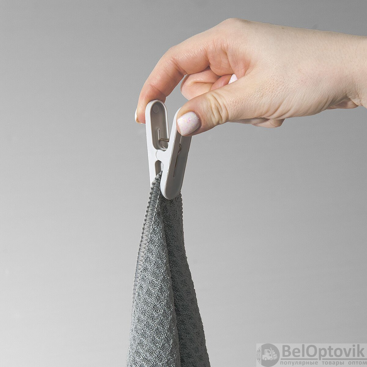 Прищепка держатель-зажим универсальный Smart Storage, в наборе 12шт