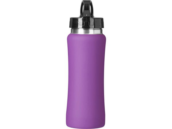 Бутылка для воды "Bottle C1", сталь, soft touch, 600 мл, Цвет фиолетовый