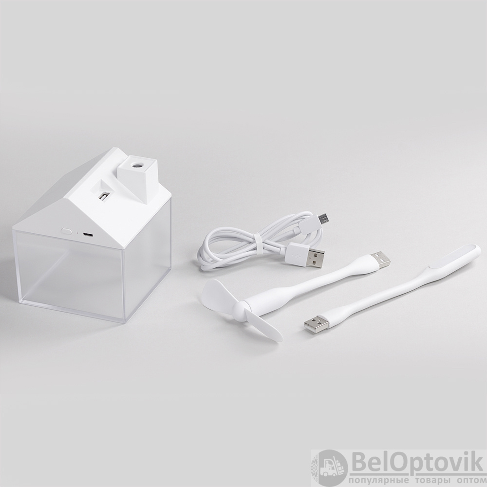 Светодиодный USB увлажнитель Home, белый