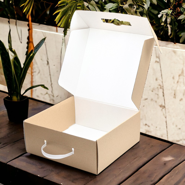 Подарочная Коробка из МГК с Ручкой 24,5*25,5*10,5 см / Качественная и удобная