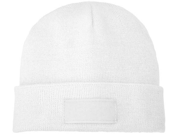 Шапка «Boreas» с нашивкой, Цвет белый
