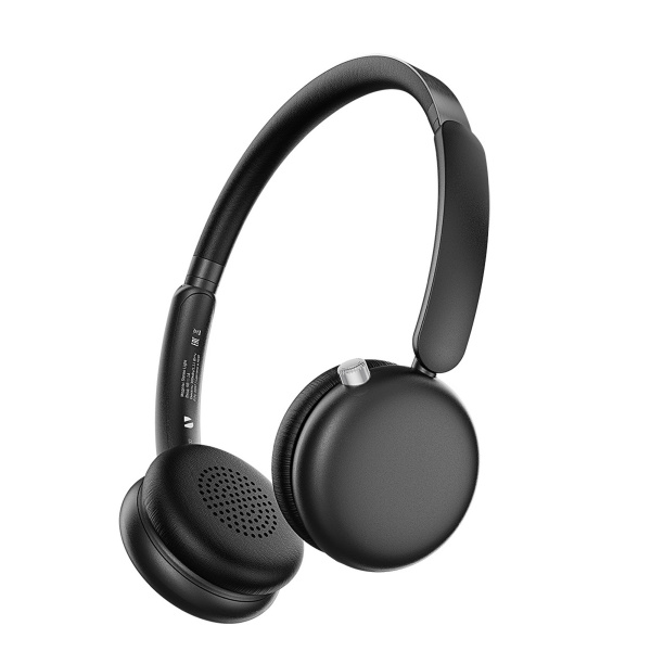 Беспроводные накладные наушники Stereo Light, BT 5.4, 300 мАч, Цвет черный