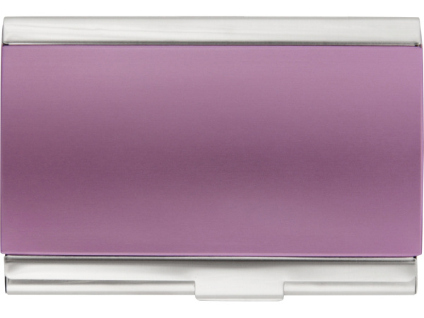 Визитница «Смит», Цвет фиолетовый/серебристый