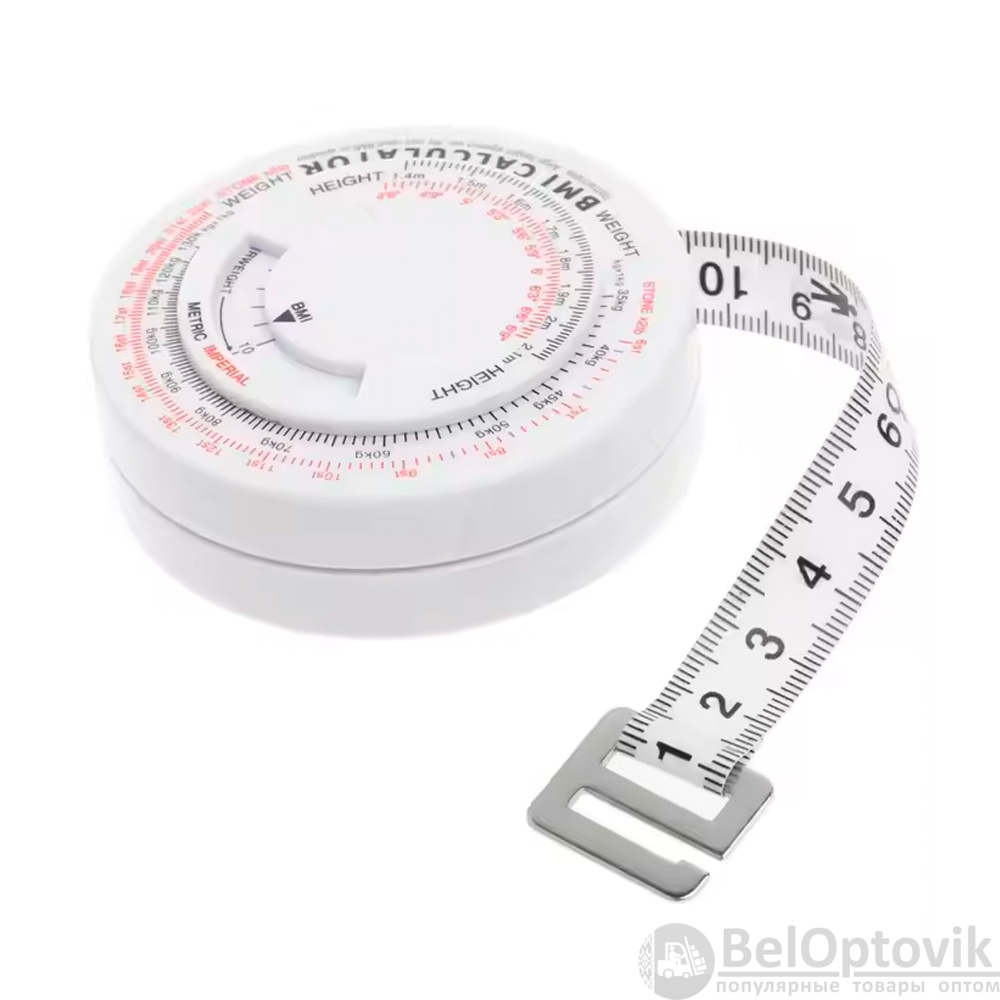 Рулетка Биометрическая 150см BMi-53, белая